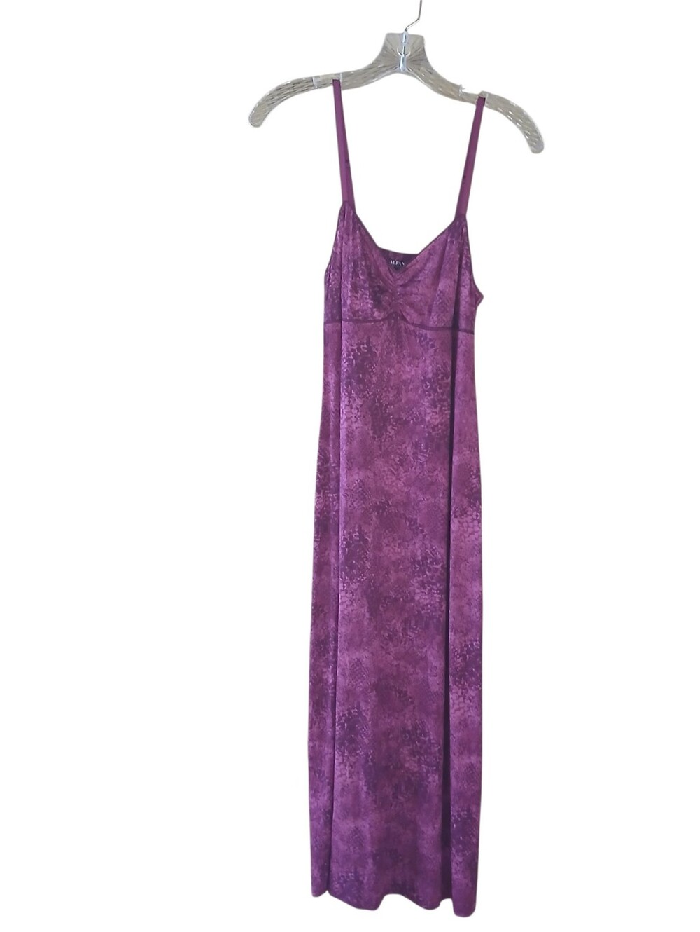 Alfani Intimates Pink Print Maxi Chemise Medium